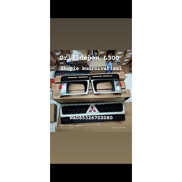 rambang gril Mitsubishi L300 satu set sama lampu sen sein depan samping