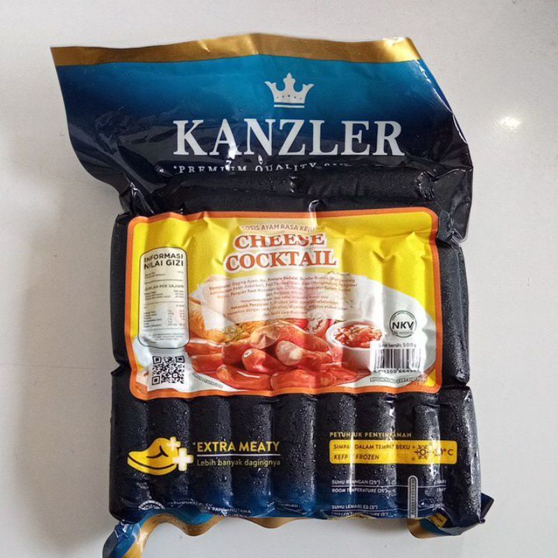 

SOSIS KANZLER CHEESE COCKTAIL 500 GR DAGING SAPI ENAK MURAH MERIAH