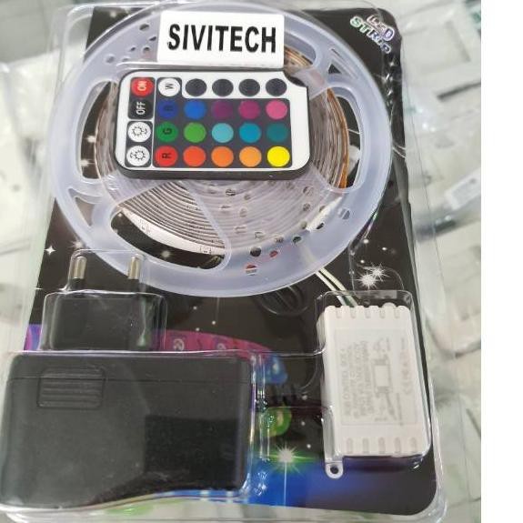 lampu led strip rgb 5 meter m / led strip waterproof Running