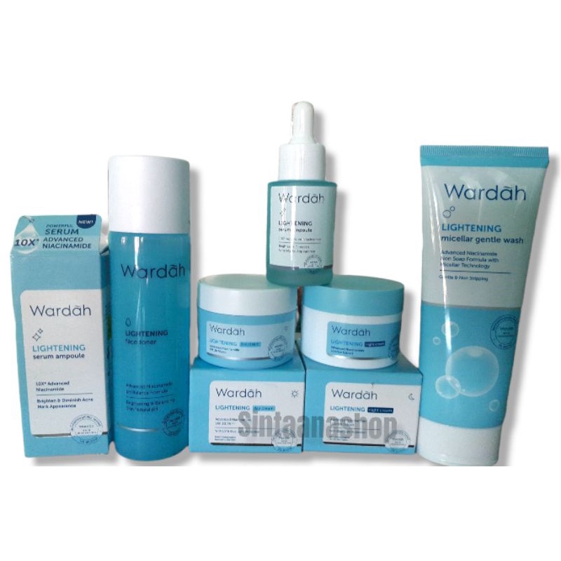 Wardah Lightening Paket Hemat | Paket Wardah Skincare | Wardah Lightening Series