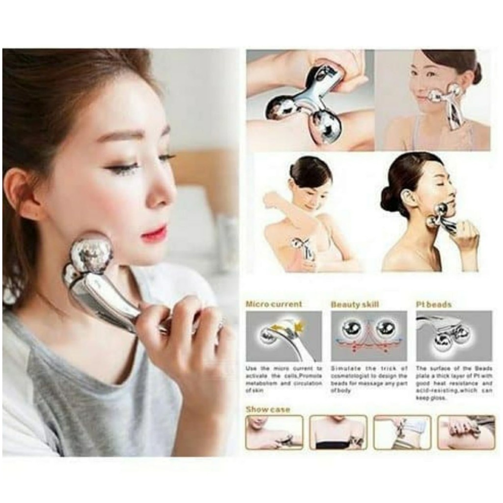 ALAT PIJAT 3D MASSAGER PENGENCANG WAJAH DAN PELANGSING TUBUH