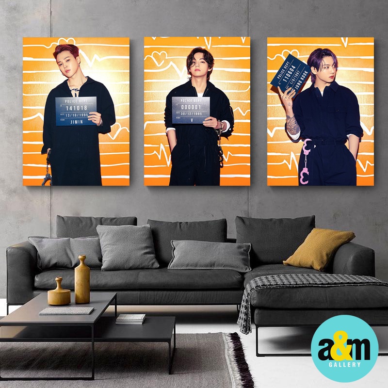 Poster Kayu BTS ALBUM BUTTER Hiasan Dinding Dekorasi Kamar I Poster Kayu K-POP Dekorasi Kamar - A&amp;M