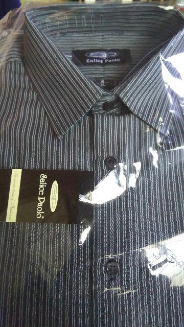 Kemeja Batik Printing Salice Paolo Reguler Fit Lengan Pendek