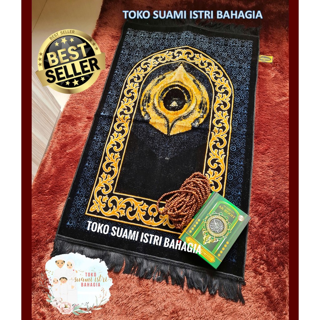 Sajadah Sabeena Kiswah 70 x 110 Cm Dewasa Tebal Turki Halus Premium