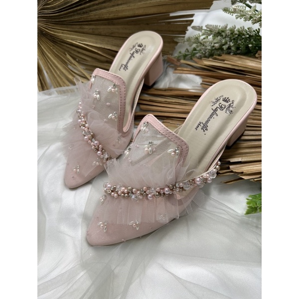 rafaizoutfit sepatu deandra wrna rose sepatu cantik wanita 5cm tahu