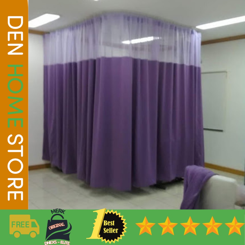 Gorden penyekat kamar ruangan pasien rumah sakit