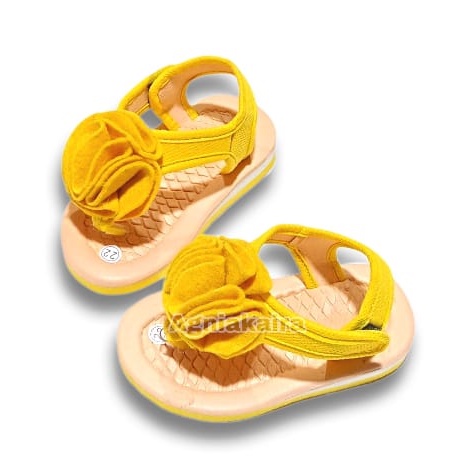 Sandal Bayi Model Jepit Gunung Motif BUnga Terbaru Lucu