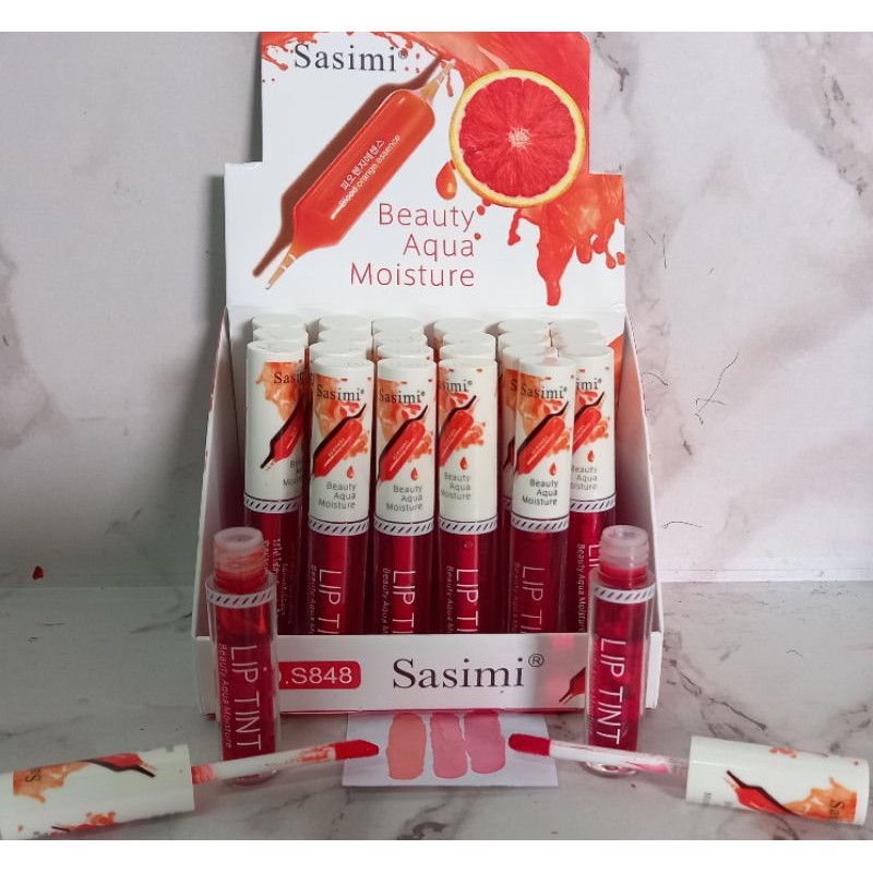 [LUSINAN] LIP TINT SASIMI BEAUTY AQUA MOISTURIZING No. S848