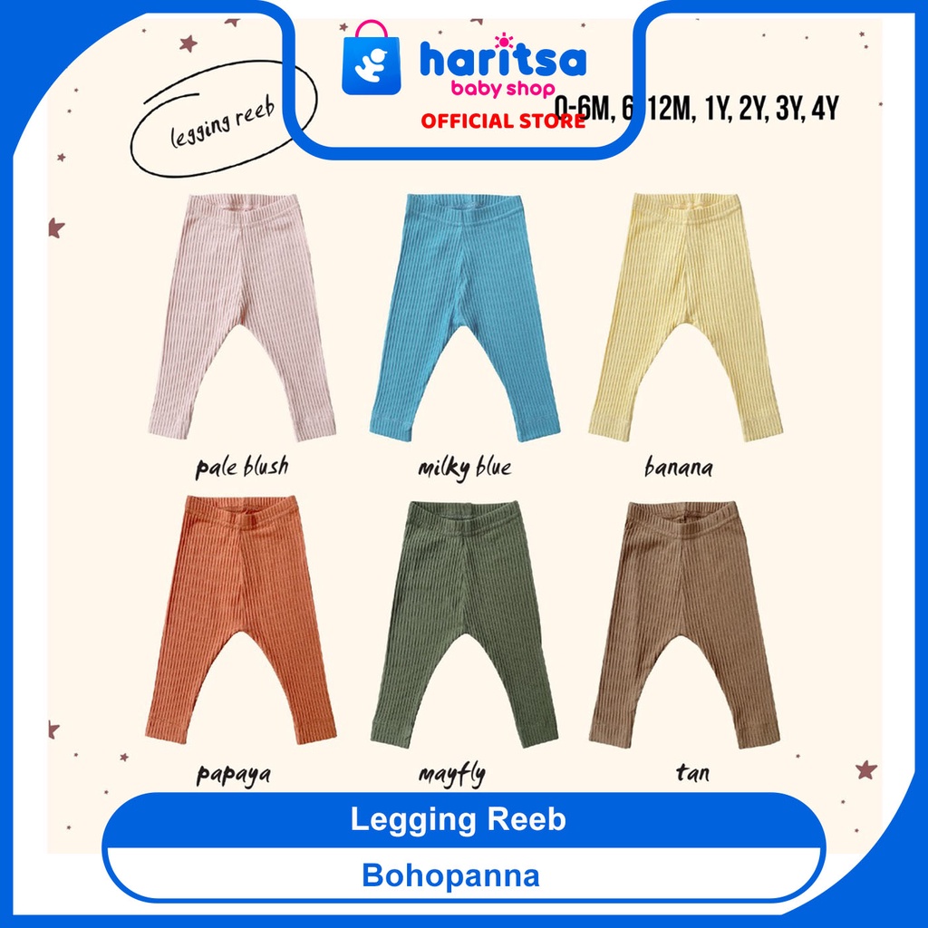 Bohopanna - Legging Reeb (Legging Bayi &amp; Anak)