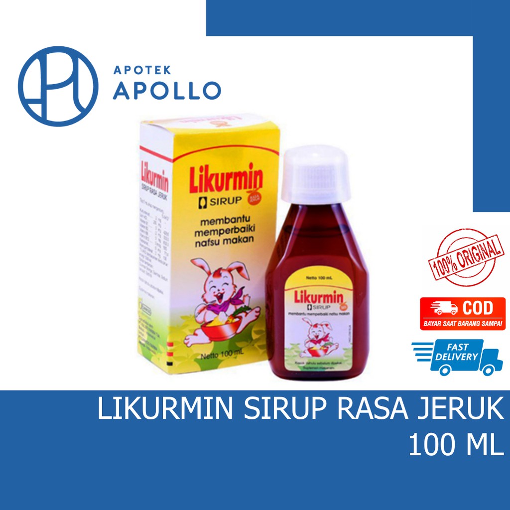 

LIKURMIN SIRUP RASA JERUK 100 ML