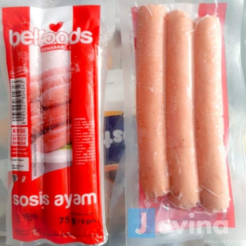 

Belfoods Sosis Ayam 75g Isi 3