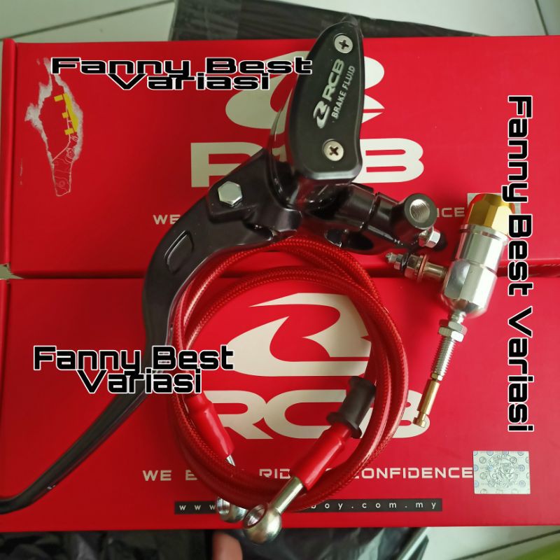 MASTER REM RCB OVAL KIRI TABUNG OVAL plus SELANG STUT KOPLING HIDROLIK ninja RX-King Tiger dll