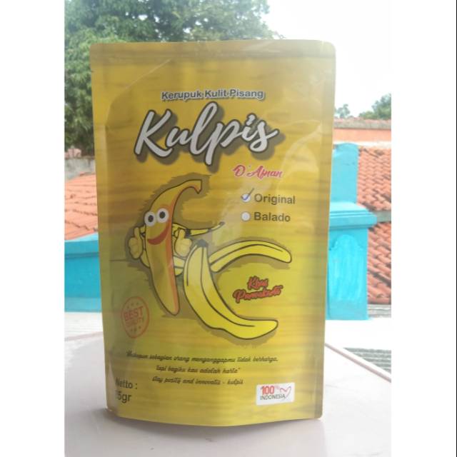 

Kulpis (kerupuk kulit pisang)