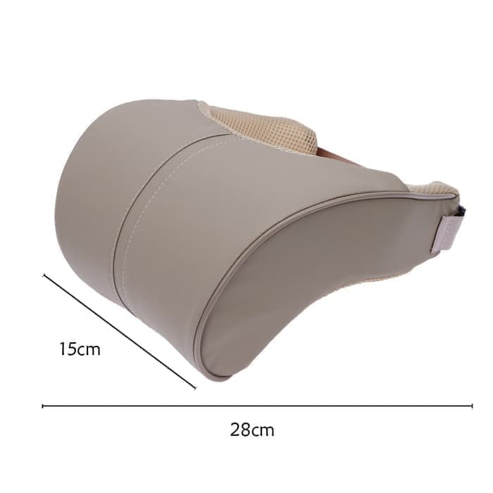 Bantal Kursi Mobil Leher Sandaran Kepala Dakron Kulit Car Pillow Rest
