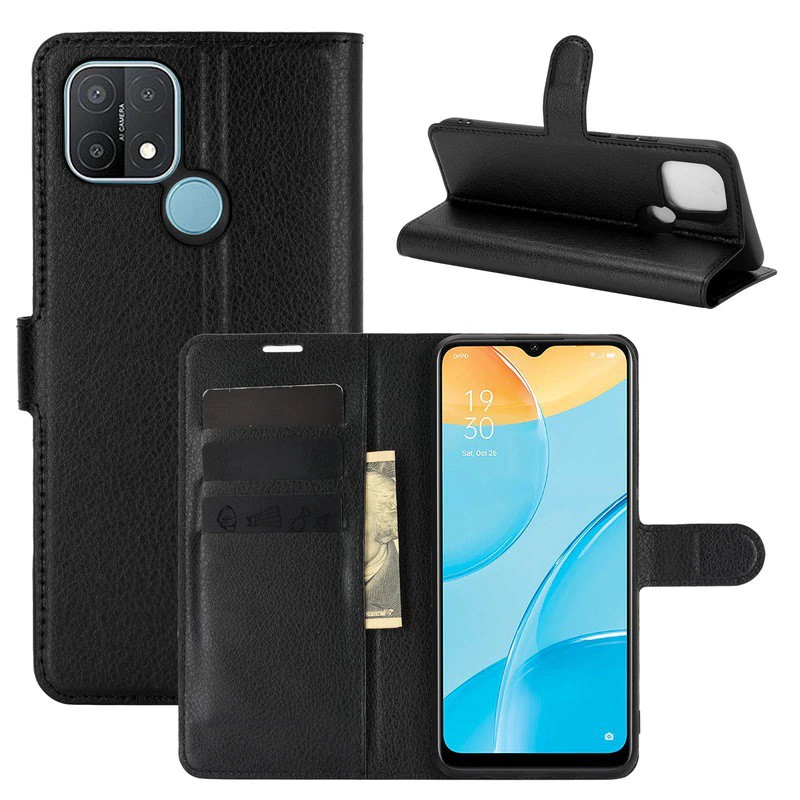 Oppo A15 A15s Case Flip Cover Case Leather Sarung Buku Oppo A15 A15s