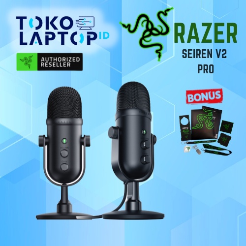 Razer Seiren V2 Pro Professional Grade USB Microphone for Streamers