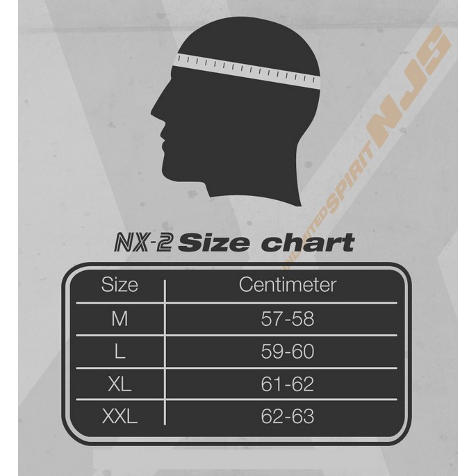 HELM NJS NX2 STONE GREY DOFF - HELM RETRO SOLID DOUBLE VISOR INTERCOM FREE PET ORIGINAL 100%