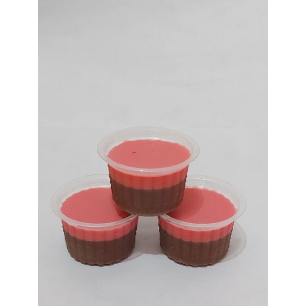 

Hampers puding susu 6 cup / paket pudding / hadiah ulang tahun / kado anniv / puding dua rasa