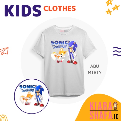 Kiarashafa - Baju Anak / Kaos Anak Sonic