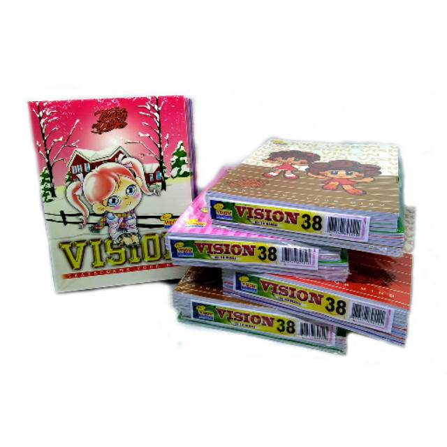 

Termurahh Buku Tulis Vision 38x10 Lembar -Buku Tulis Vision- Buku sekolah Kantor