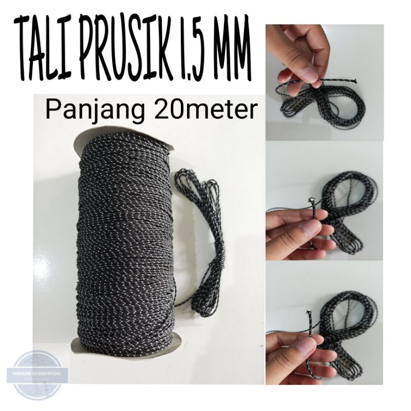 TALI PRUSIK TALI PERUSIK TALI GELANG MOTIF PER-20 METER