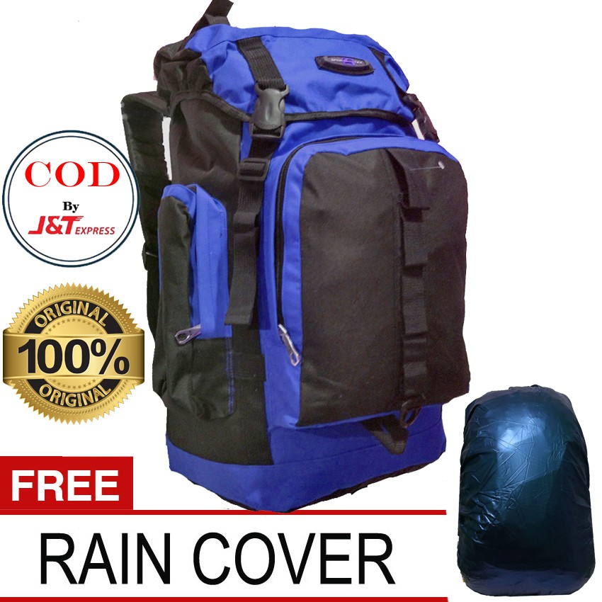 Sport X tas Ransel Mudik 45 Liter Free Rain Cover