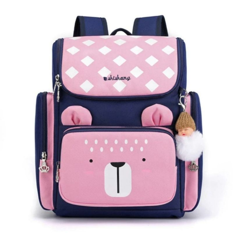 BLDR_Tas Anak Sekolah Perempuan Dan Laki laki Simple Tk Sd Ransel Backpack Cowok Cewek Imbort