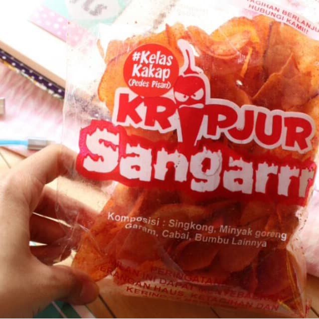 

Kripjur Sangarrr Keripik Singkong 150 gram Kelas Kakap