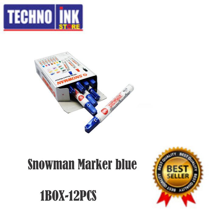 

Spidol Board Marker / Whiteboard Snowman BG-12 Warna BLUE