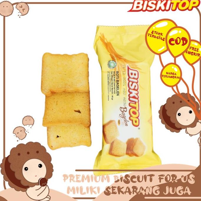 

BISKITOP - BAGELEN 46gr Biskuit Cemilan Snack Anak Murah Manis