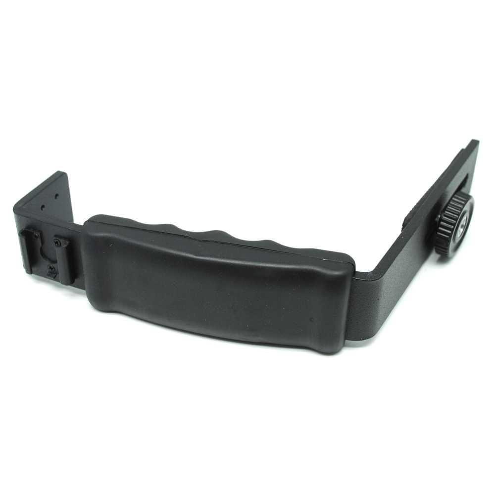 taffStudio L Bracket Flash Light Adjustable Mount for DSLR Camera [Hitam]