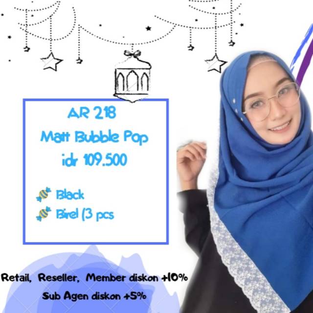 Hijab arrafi 218 (paket inna)