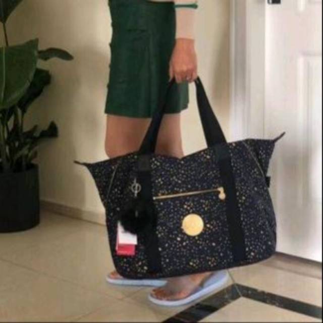Kipling Art Handbag tas totebag Golden Night Original authentic asli