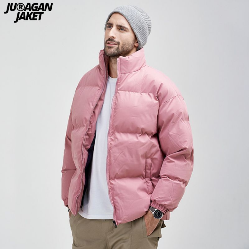 Juragan Jaket Pria Mantel Hangat Musim Dingin Korean Puffer Tebal