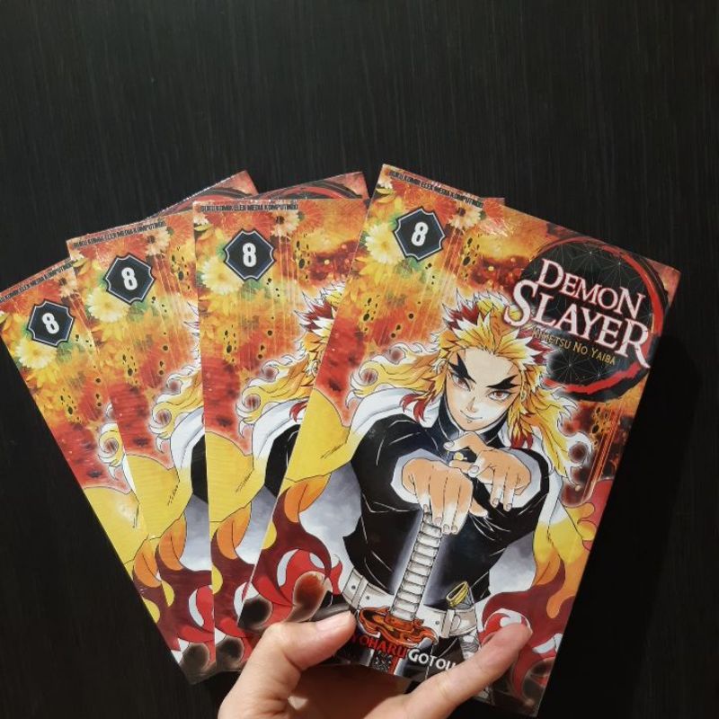 KOMIK ORI BERKUALITAS MANGA DEMON SLAYER: KIMETSU NO YAIBA 1 - 8 BAHASA INDONESIA BEST SELLER