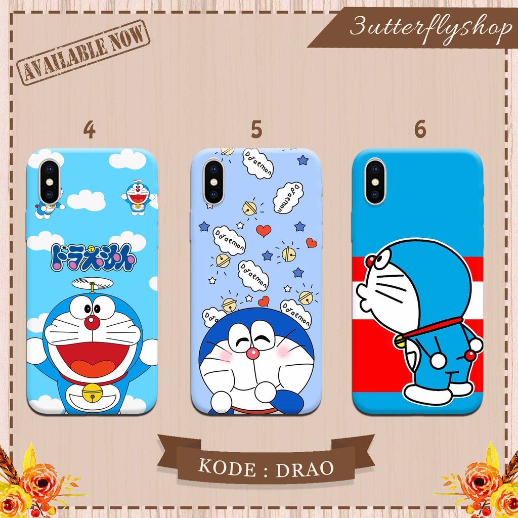 Doraemon cute Cartoon casing Redmi note 8 vivo s1 oppo f3 samsung j7prime iphone 6 realme 3 zenfone