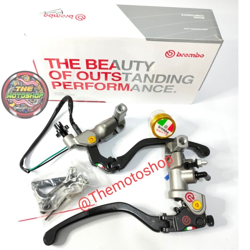 master rem bremb izumi set kanan kiri/master rem easy italy plus duduk spion universal all motor