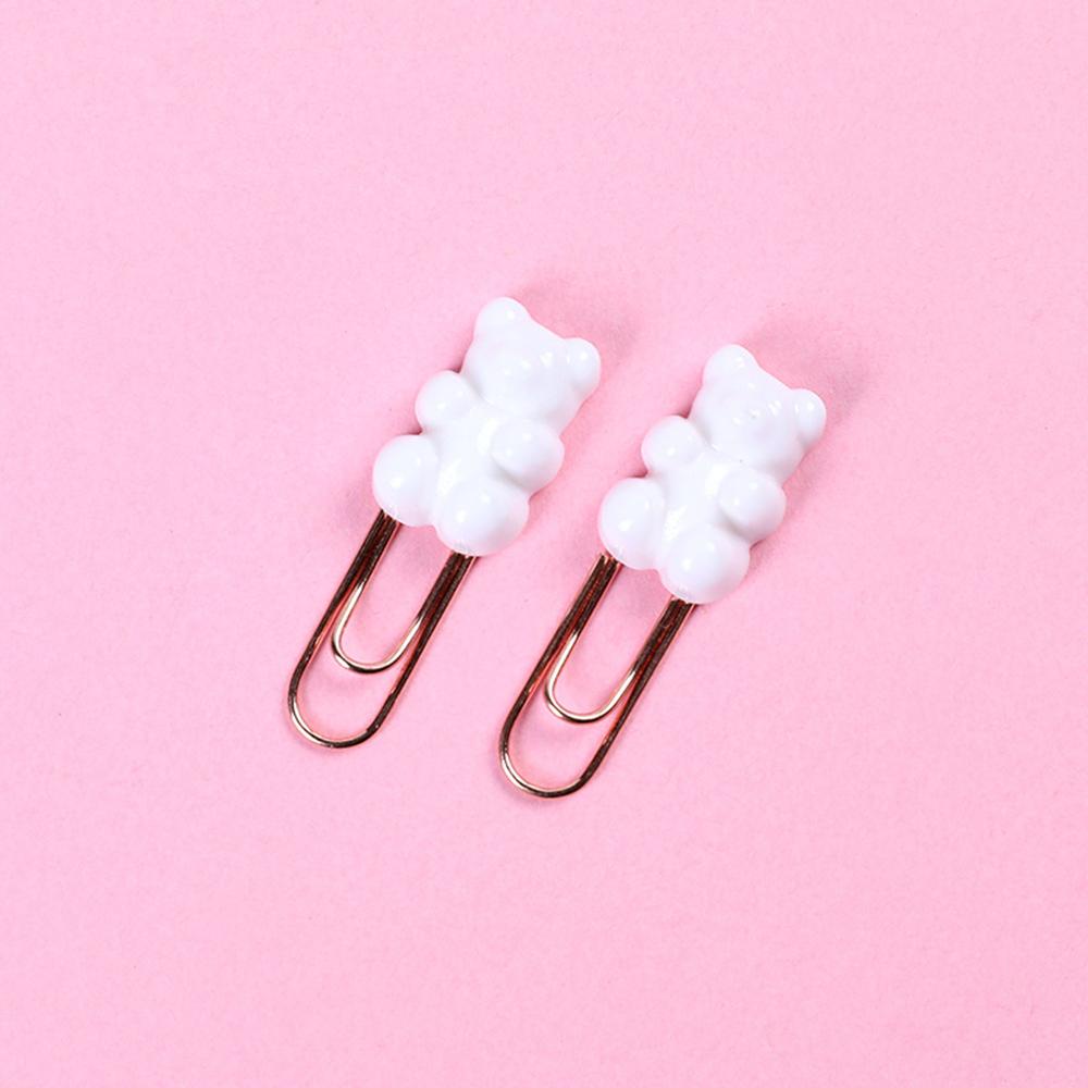 [Elegan] Paper Clip New Cute Kawaii Bookmark Aksesoris Perlengkapan Alat Tulis File Klip Alat Tulis Kantor Sekolah Bookmark Hias