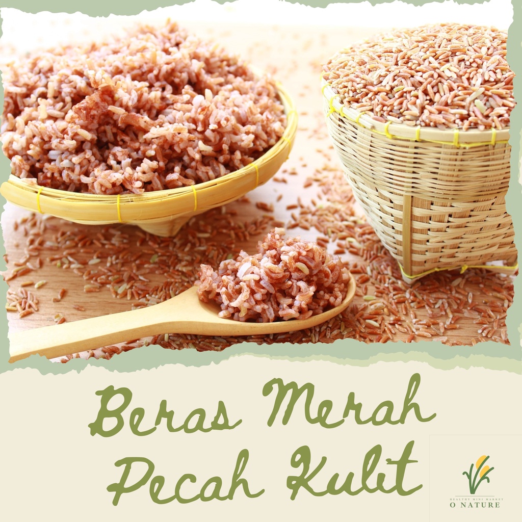 

Beras Merah Pink Pulen dan Lembut (Pecah Kulit) - Kemasan 1 kg