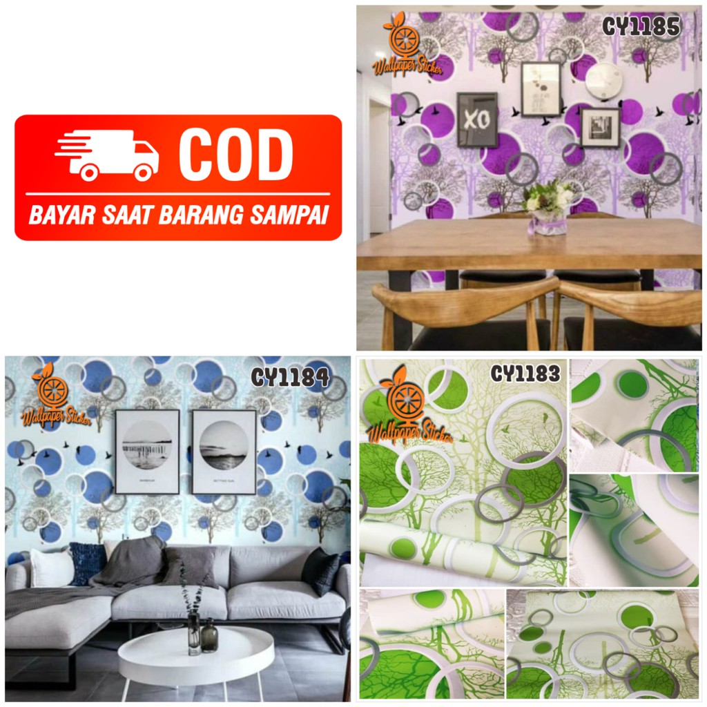 Wallpaper dinding kamar tidur anak wallpaper stiker dinding rumah 45cm x 9m / Wallpaper dinding 3d