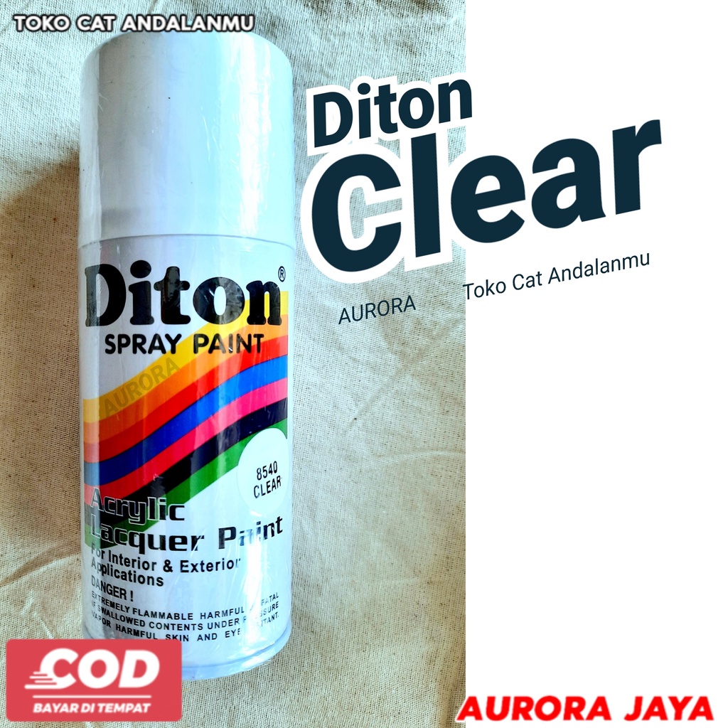 Pilox Diton Clear Anti Gores Mengkilap Terlaris Cat Mobil Motor Sepeda Clir Glos Klir Claer -  Toko 