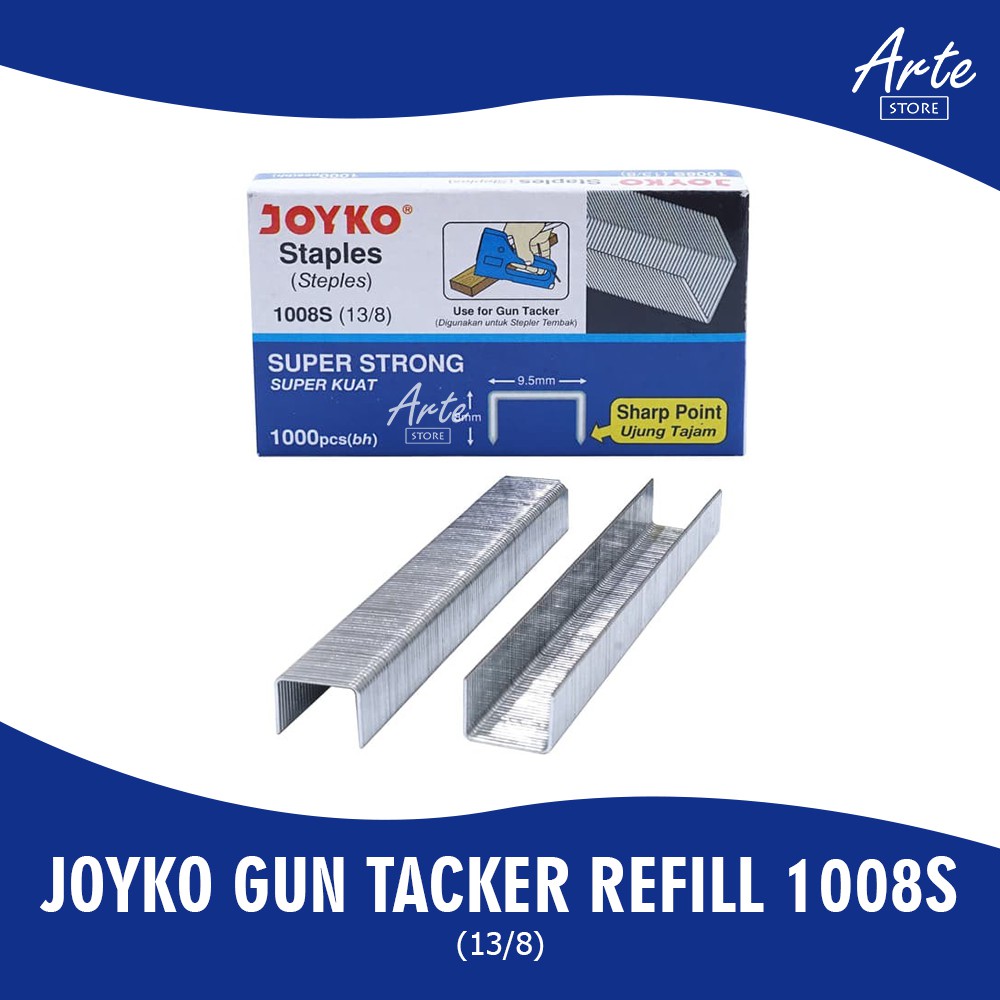

Isi Stepler Tembak - Joyko Gun Tacker Refill 1008S (13/8)