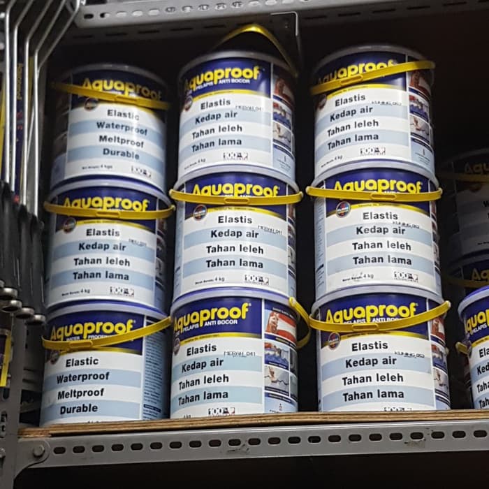 aquaproof aqua proof 4kg galon cat pelapis anti bocor water proofing