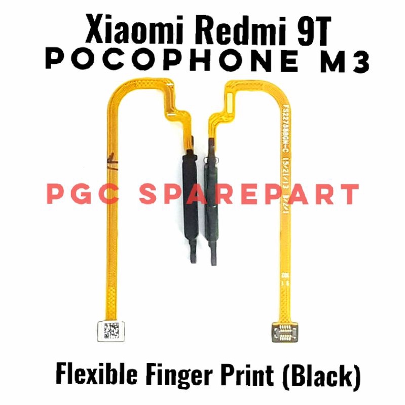 Original Flexible Fingerprint Redmi 9T / Xiaomi Pocophone Poco M3 - Flexibel Fleksibel Fleksible Fx 