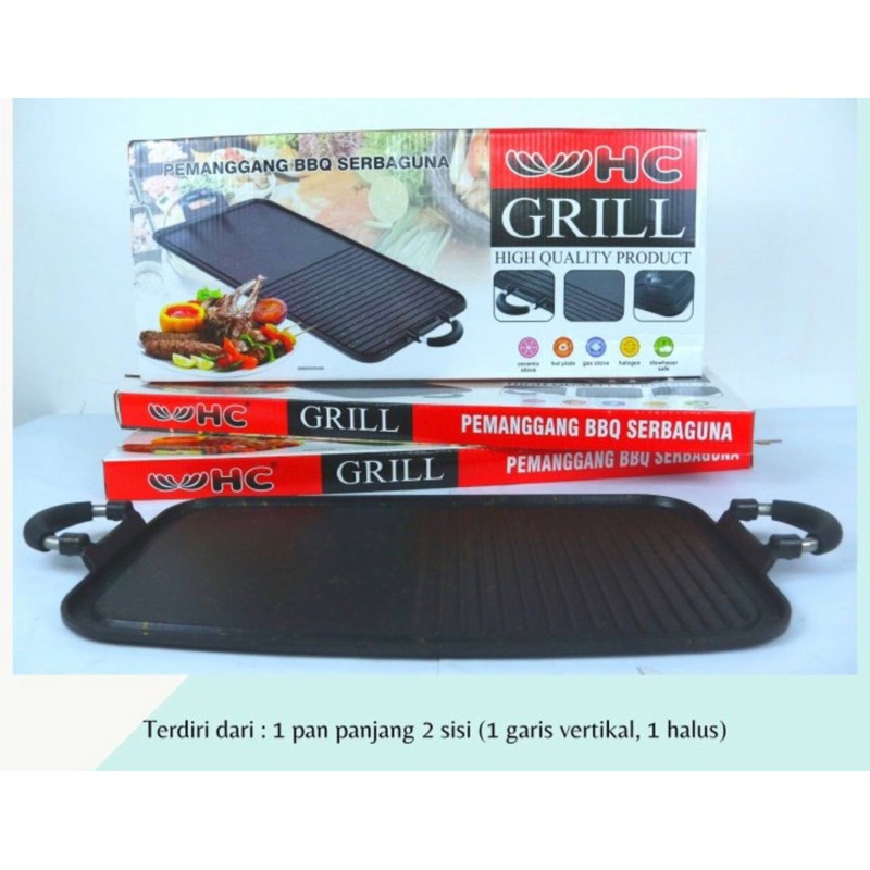 GRILL PAN BBQ / ALAT PEMANGGANG SERBAGUNA HC