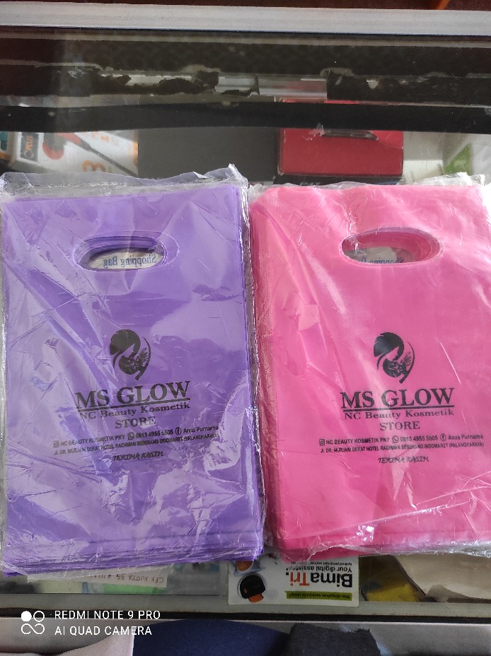 Plastik Sablon Hd Plong Ukuran 15x22 Isi 100 Pcs Free Desain