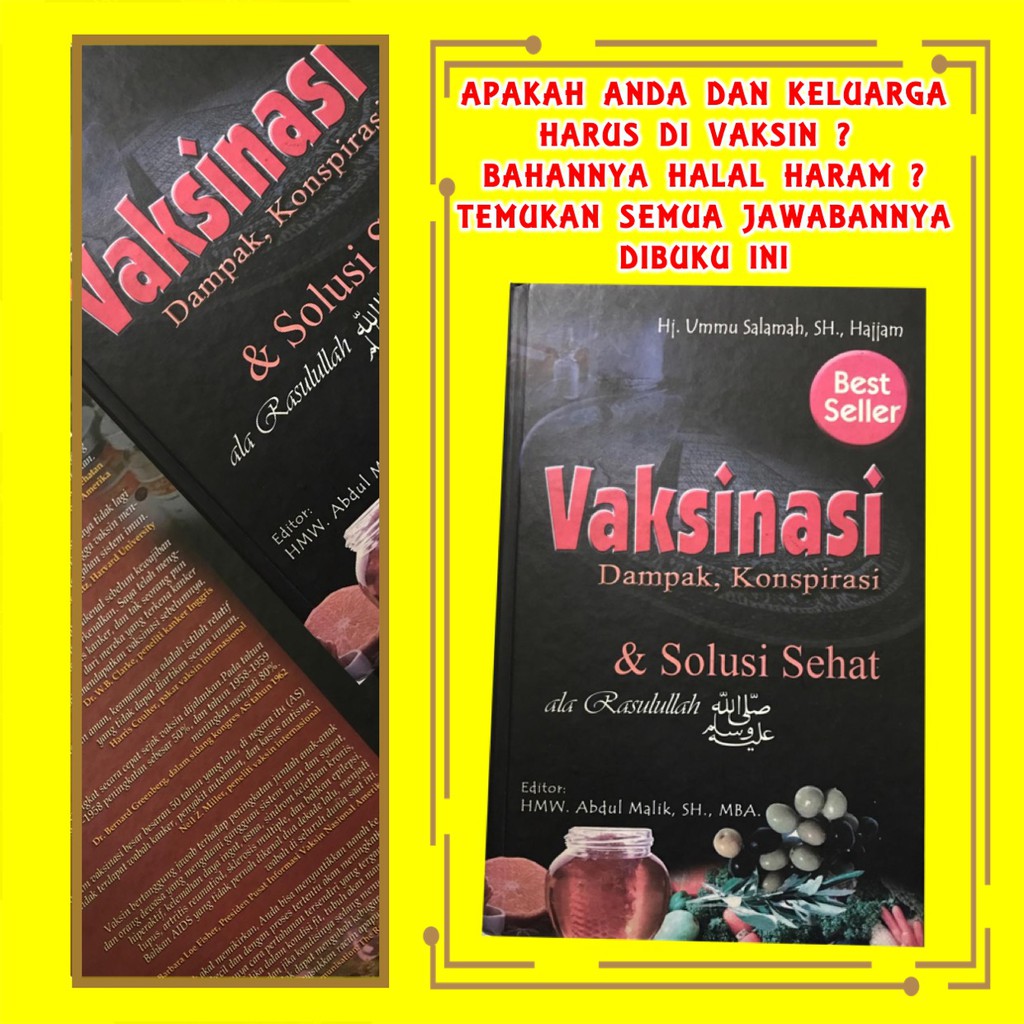 VAKSINASI DAMPAK DAN KONSPIRASI DAN SOLUSI SEHAT ALA RASULLULLAH