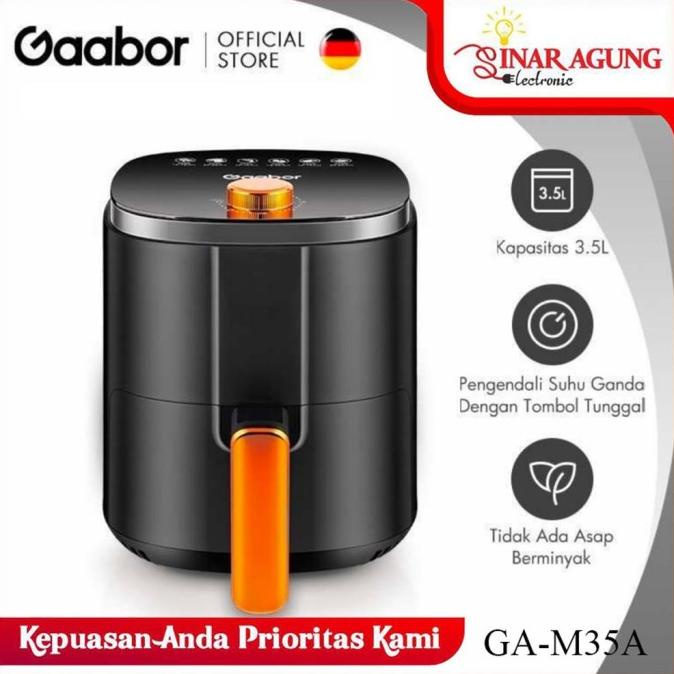 GAABOR AIR FRYER GA-M35A / GAM35A 3.5 LITER - 100% ORI