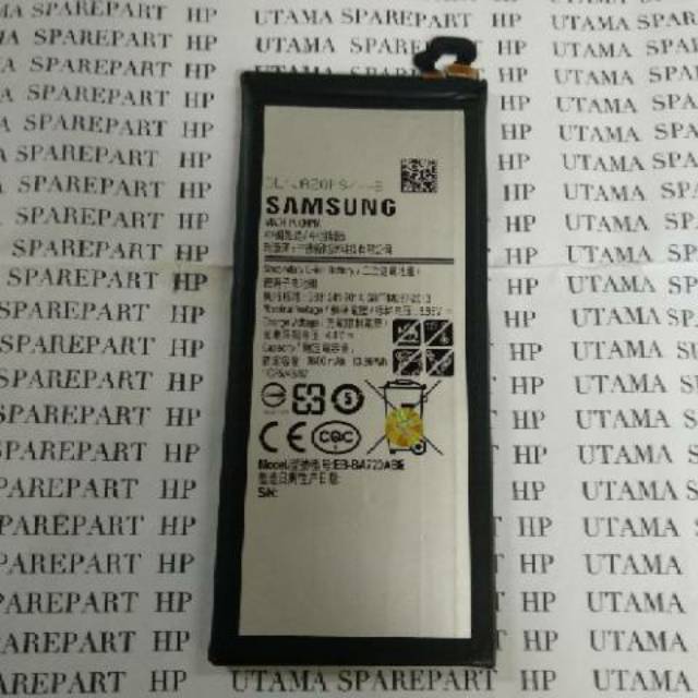 BATERAI BATRE BATERAI SAMSUNG A7 2017 A720 .