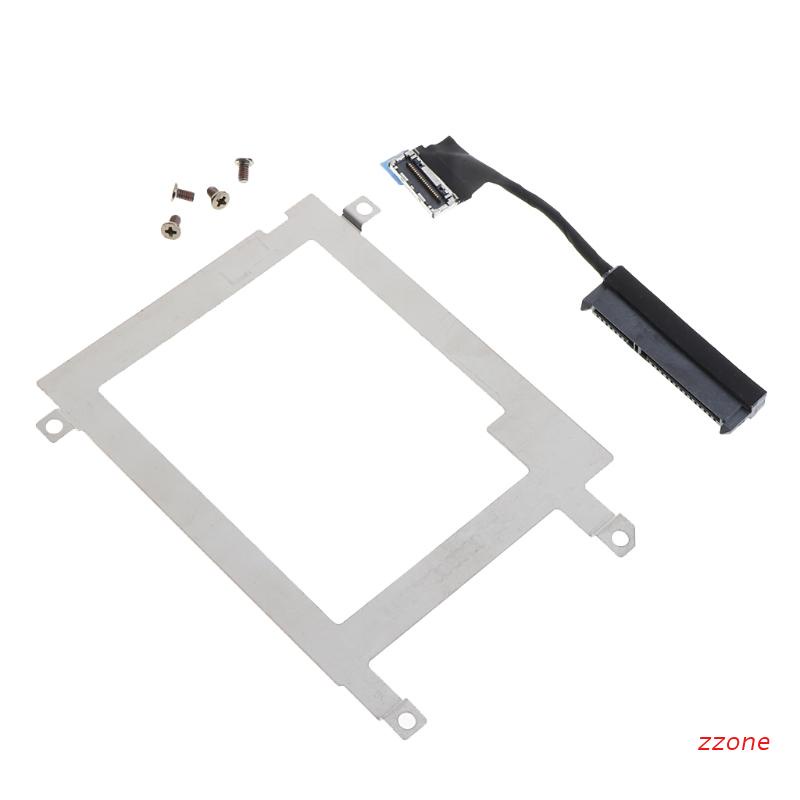 zzz Hard Disk Drive Caddy Tray Bracket SATA Cable Connector For Dell Latitude E7440